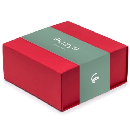 czerwone pudełko prezentowe Fuzya